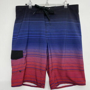 Hang Ten Swim Trunks Board Shorts‎ Ombre Men’s 32